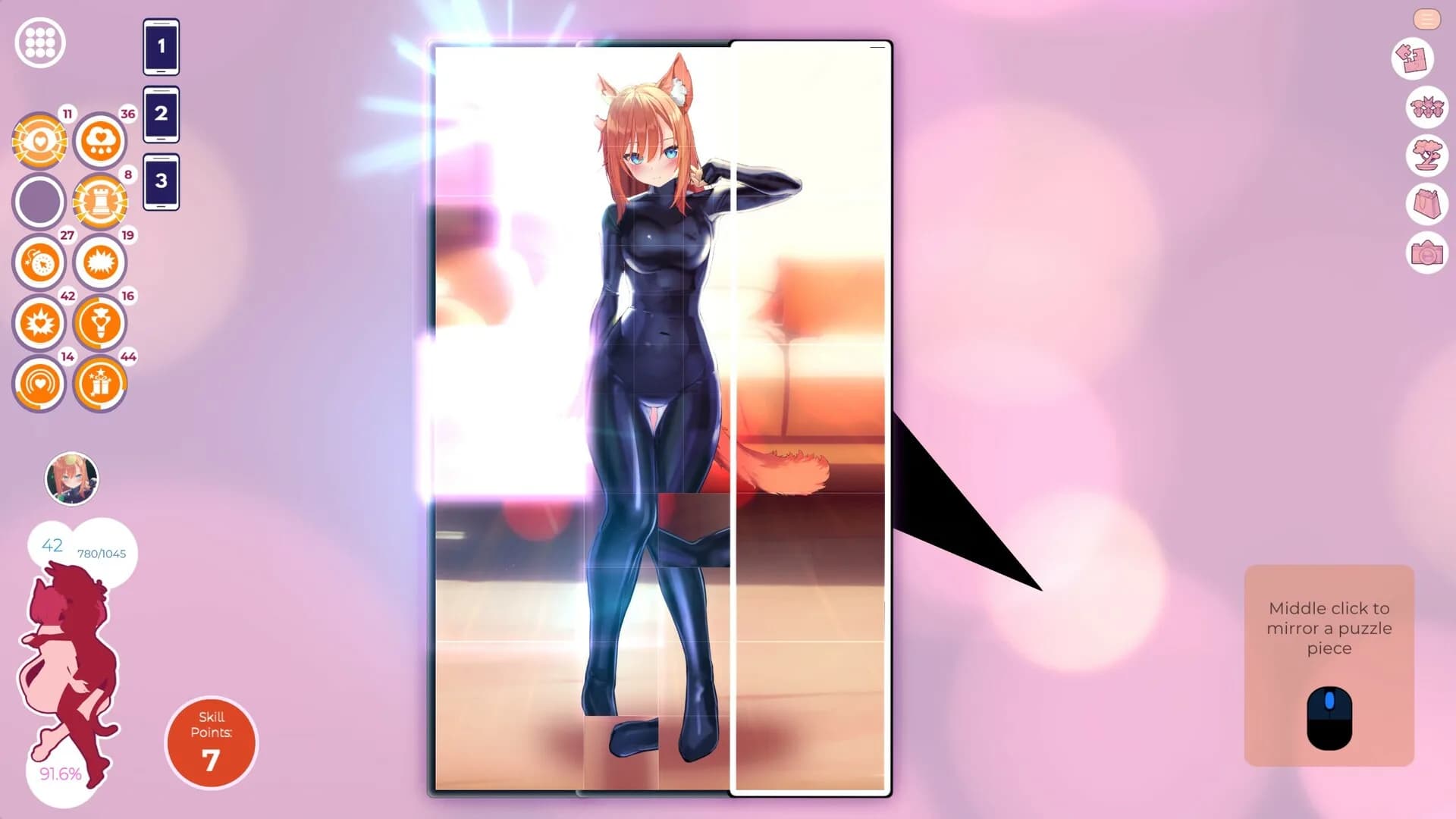 Mosaique Neko Waifus 5 görsel 6