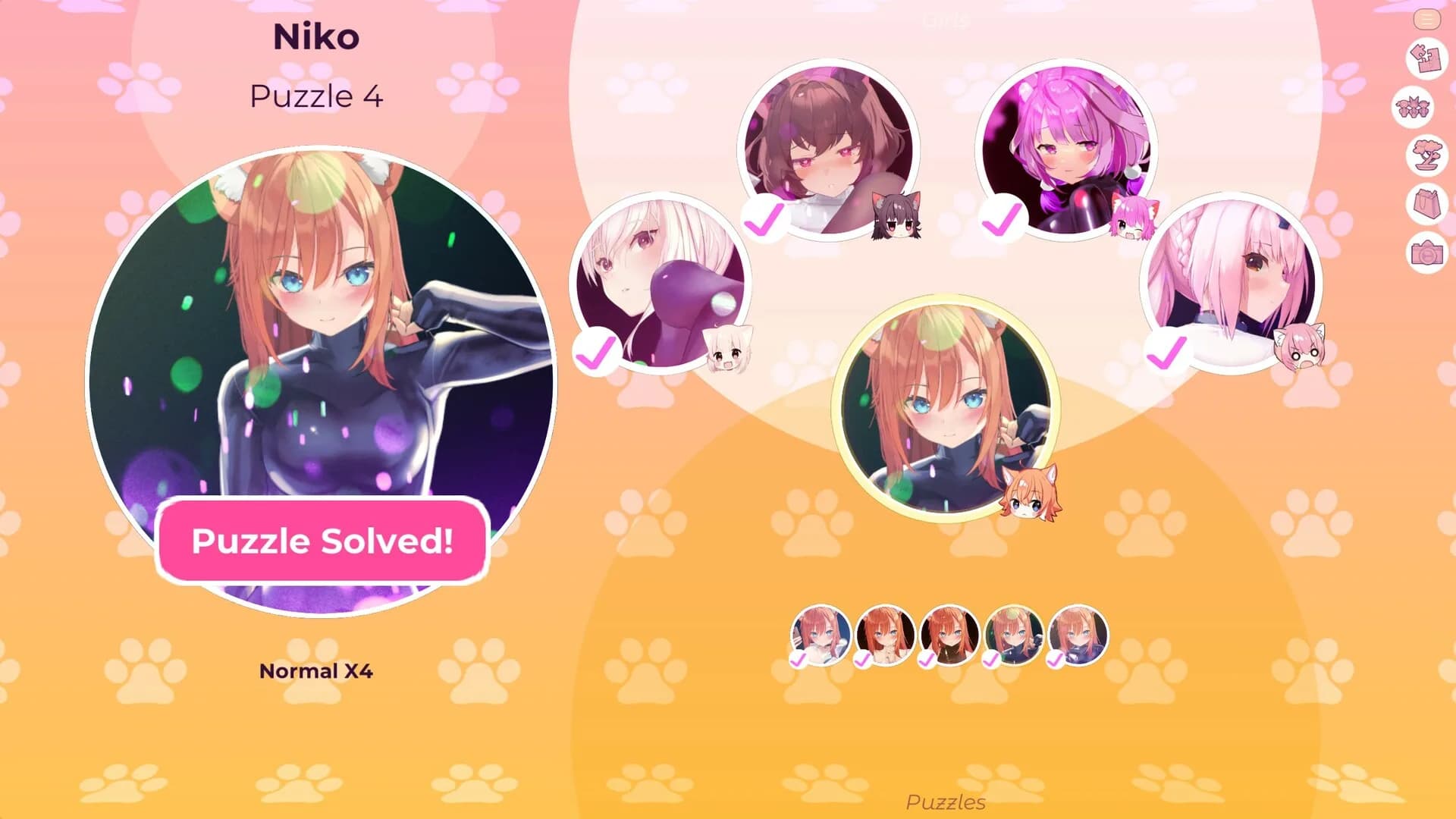 Mosaique Neko Waifus 5 görsel 8