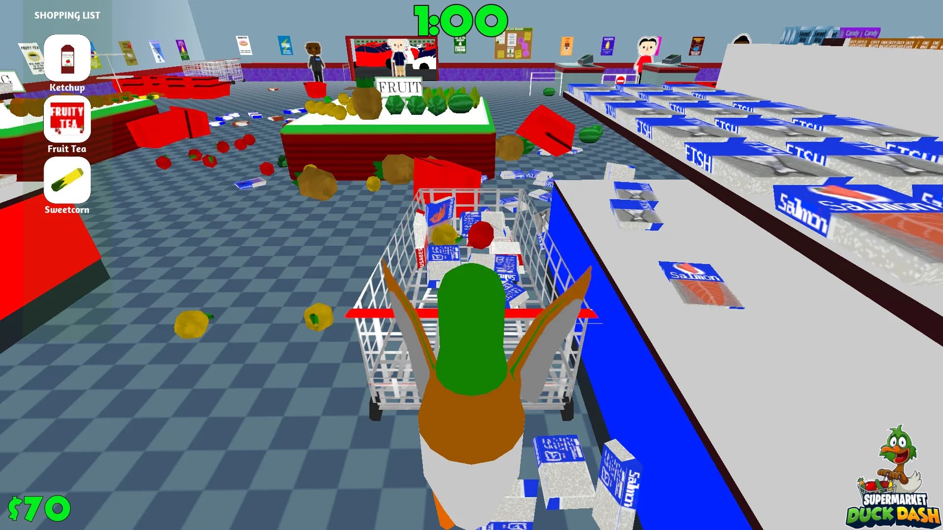 Supermarket Duck Dash görsel 2