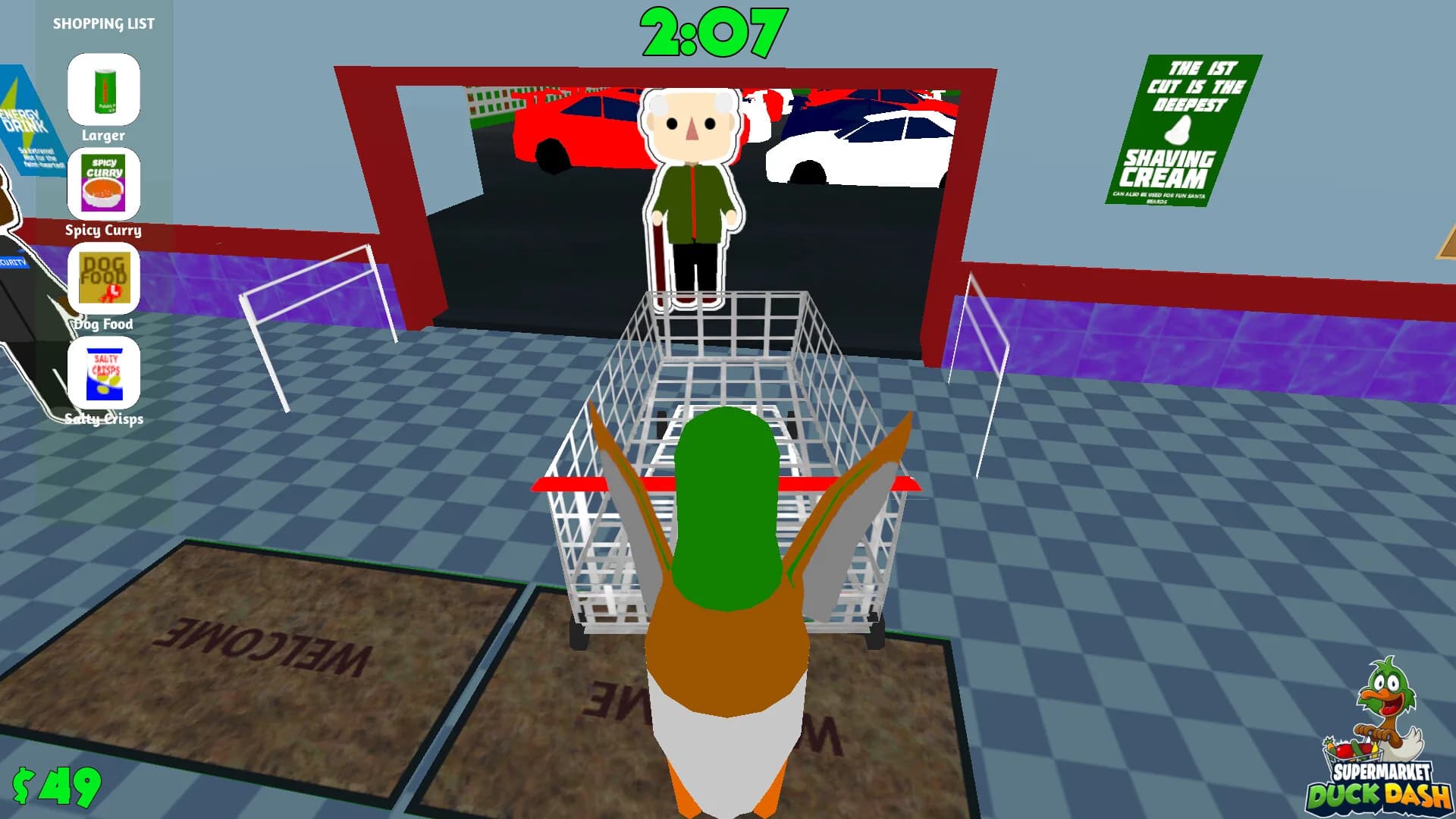 Supermarket Duck Dash görsel 5