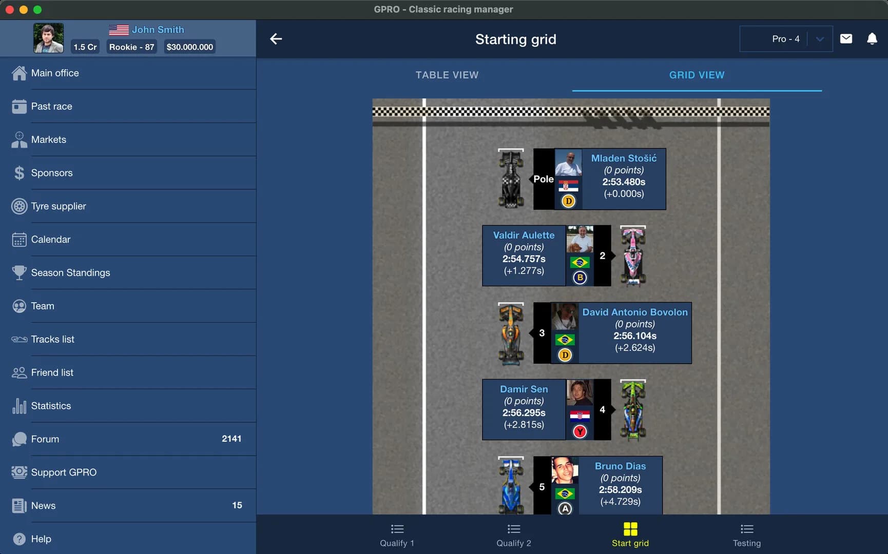 GPRO - Classic racing manager görsel 6