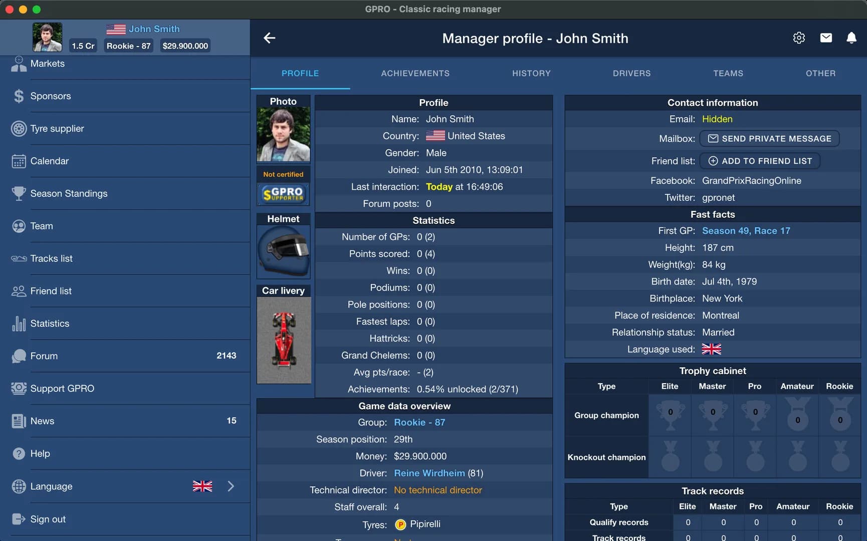 GPRO - Classic racing manager görsel 7