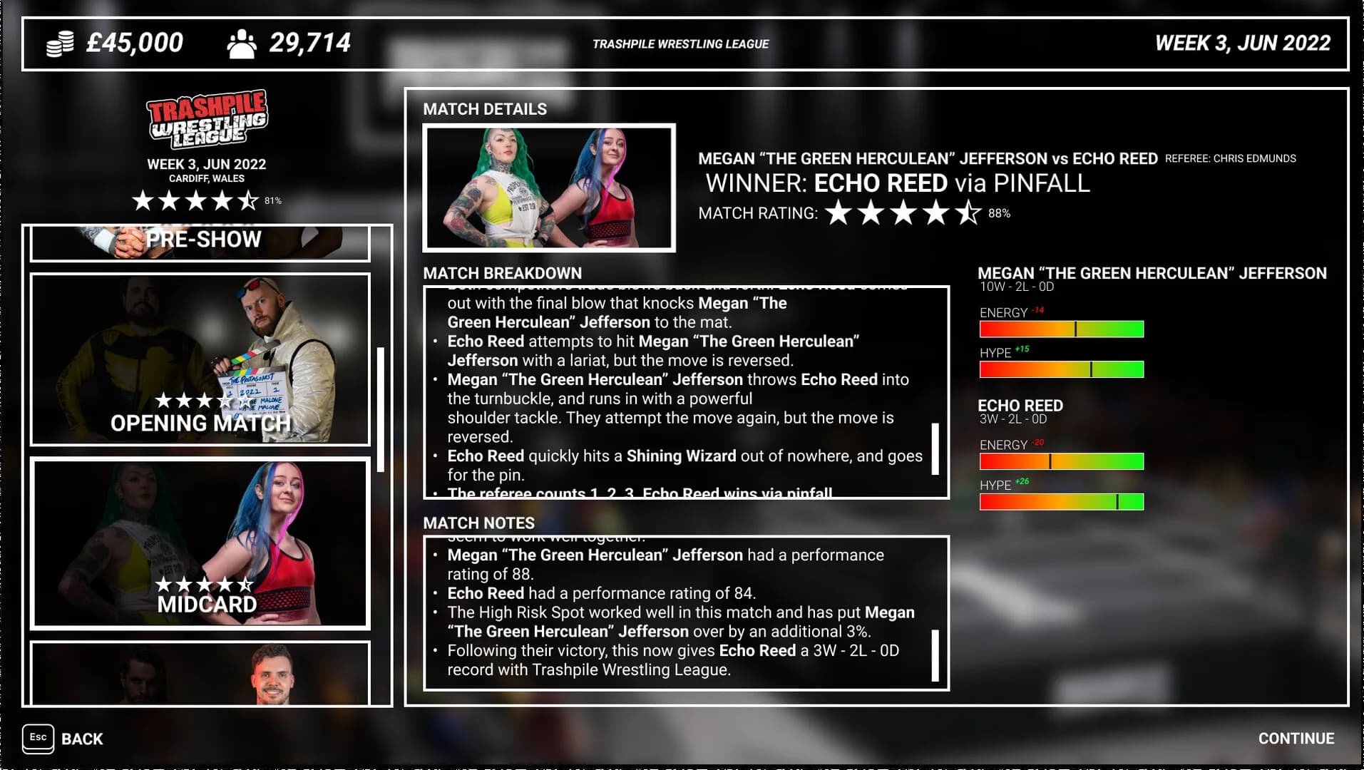 Main Event: Wrestling Manager görsel 6