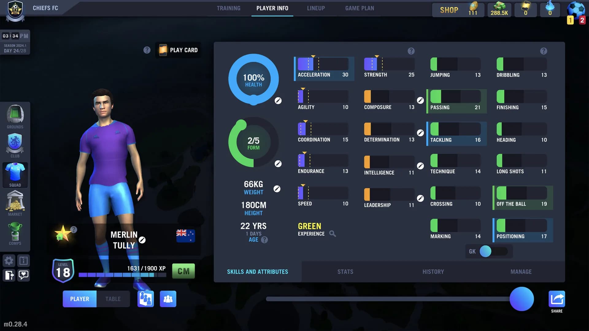 Blackout Football Manager görsel 8