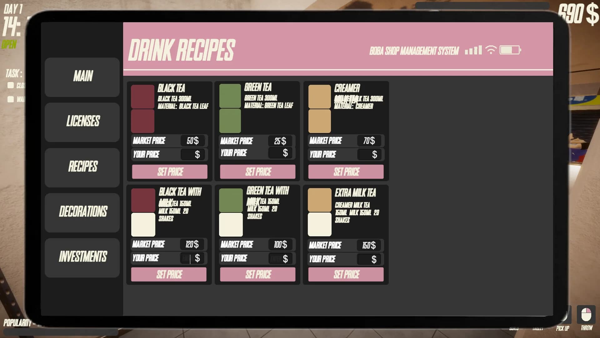 Boba Tea Shop Simulator görsel 6
