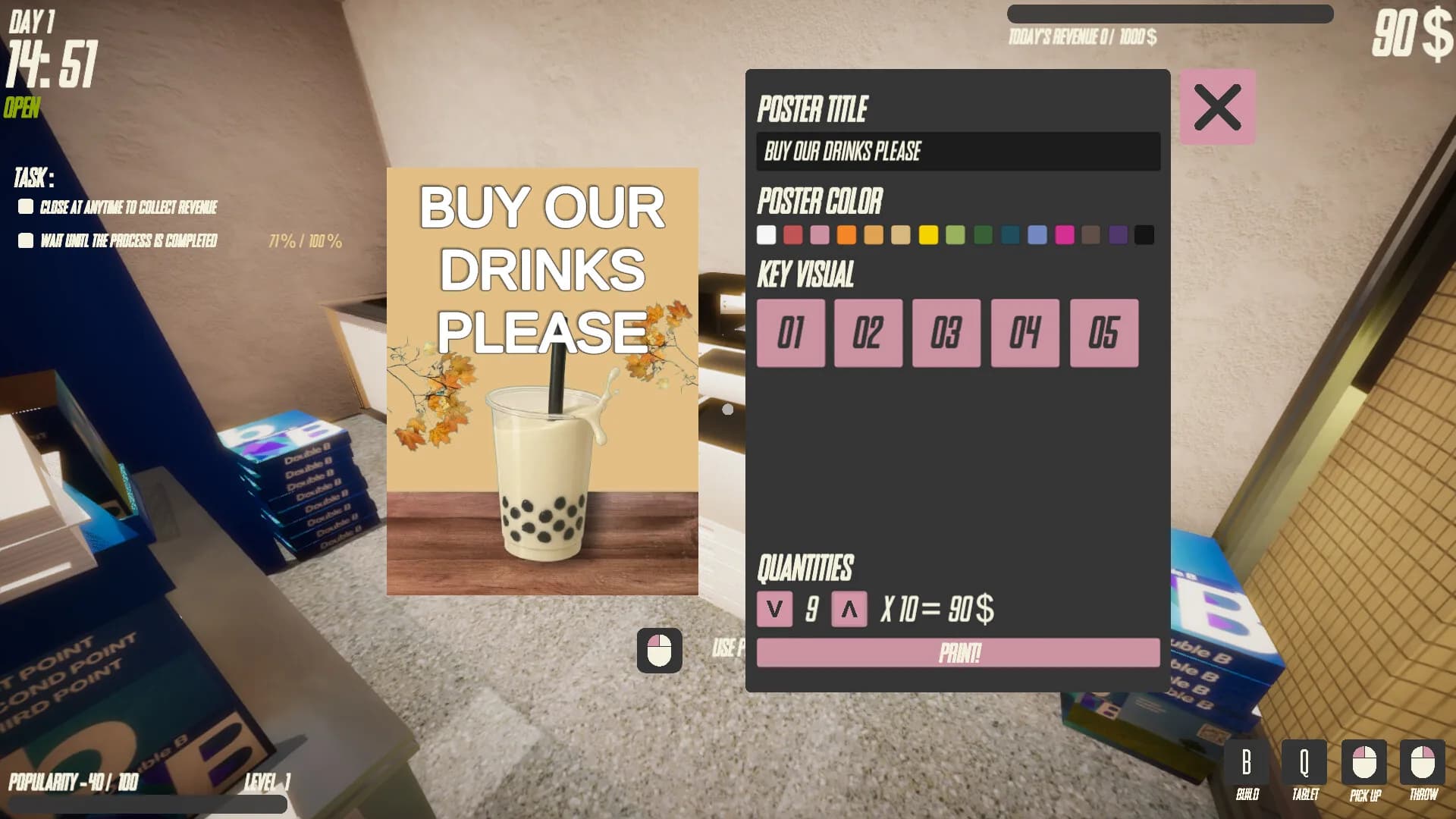 Boba Tea Shop Simulator görsel 9