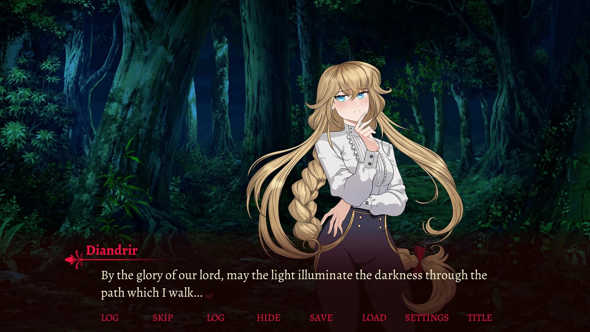 Crimson Song - Yuri Visual Novel görsel 2