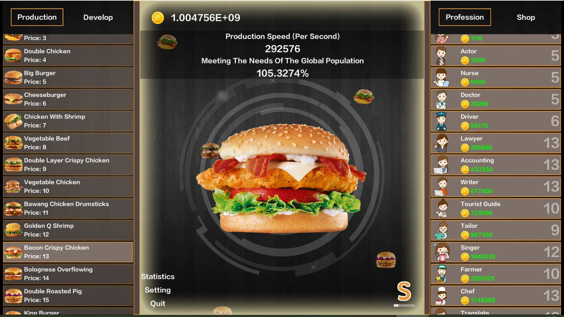 Idle Hamburgers Save the World görsel 2