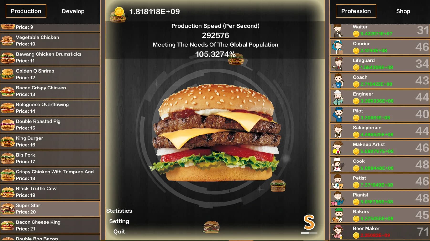 Idle Hamburgers Save the World görsel 3
