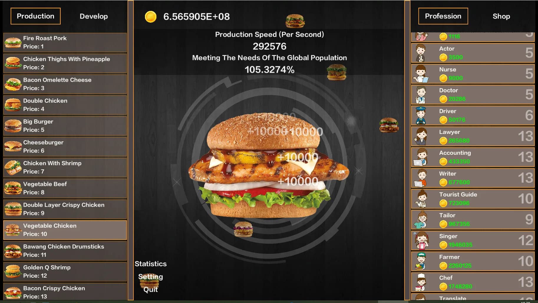 Idle Hamburgers Save the World görsel 5