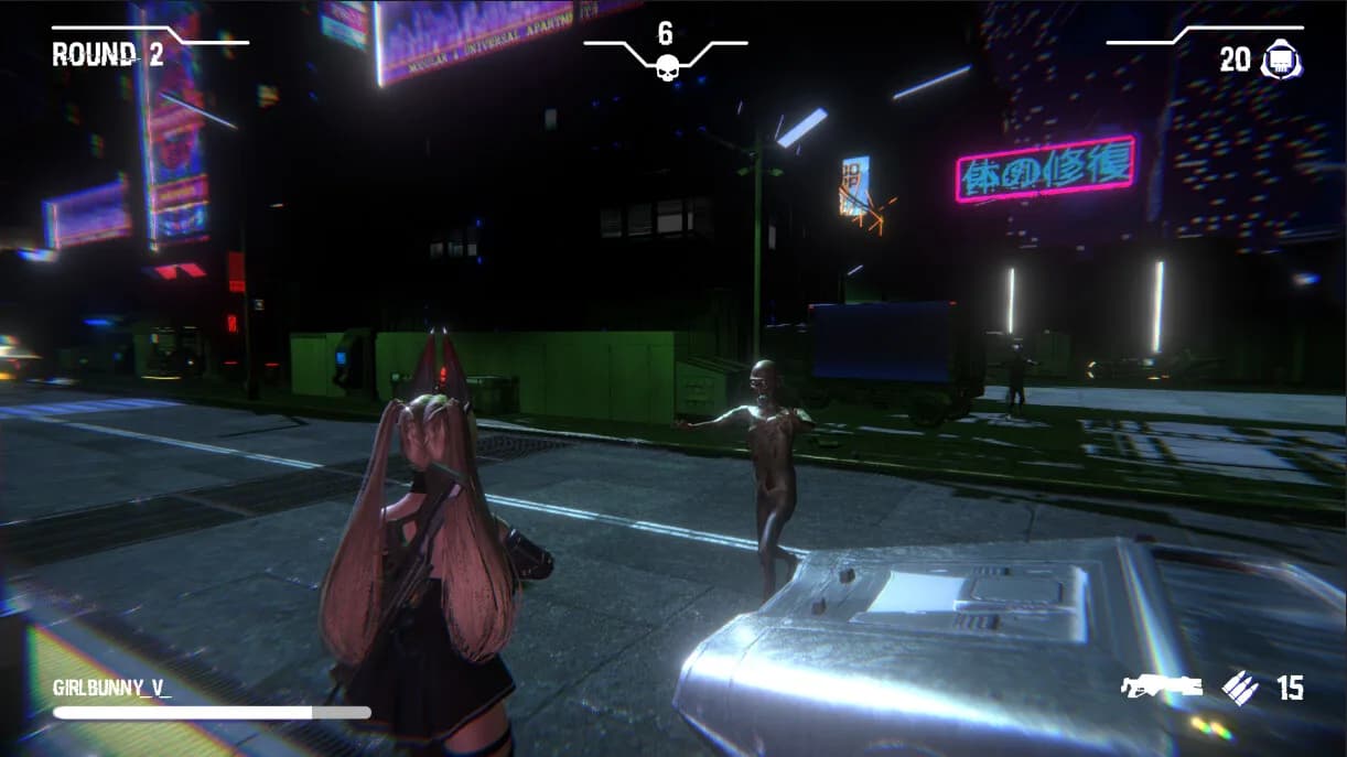 Cyber Girl - Zombie Hentai görsel 7