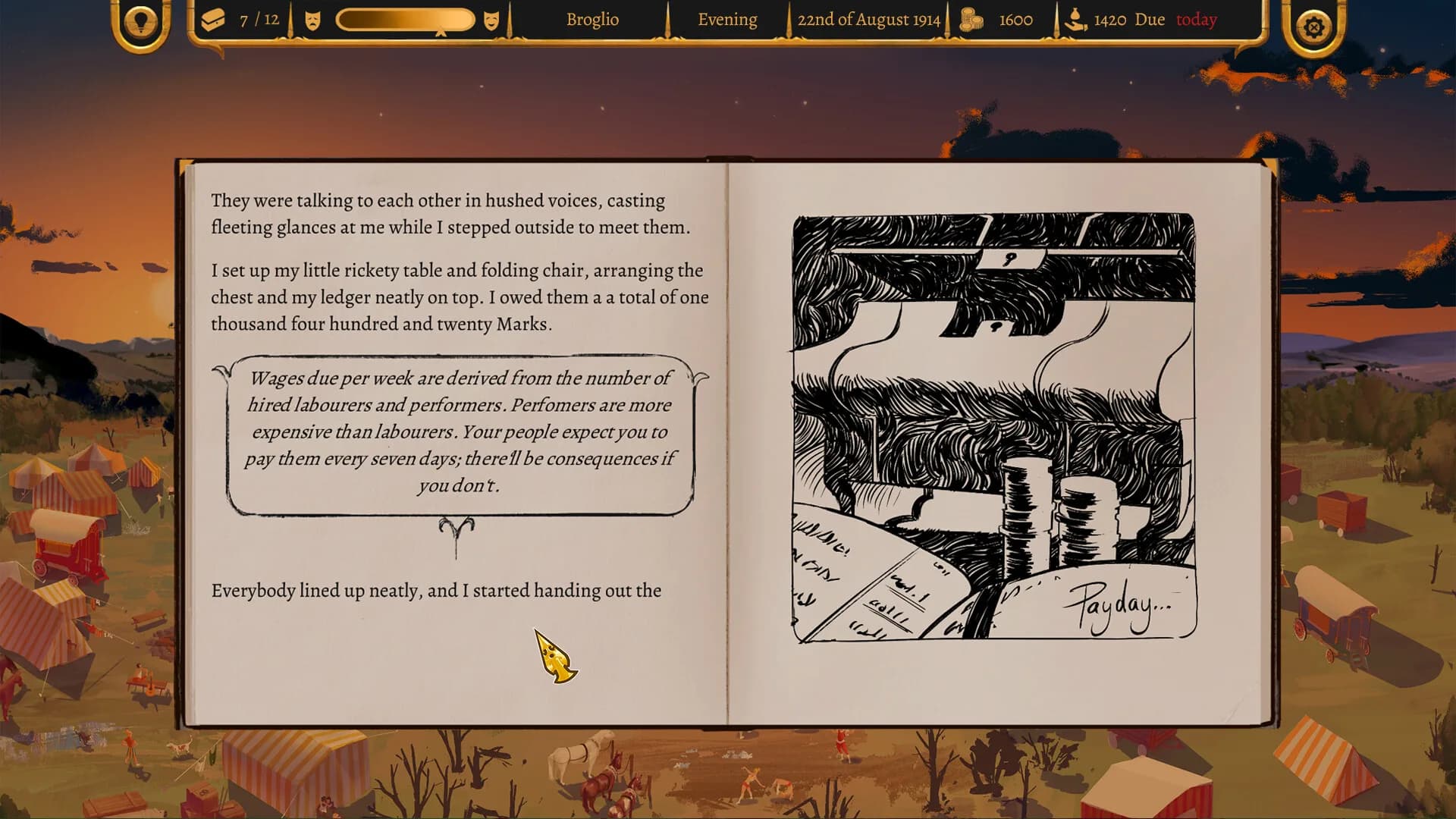 The Great Sassanelli – An Interactive Novel görsel 8