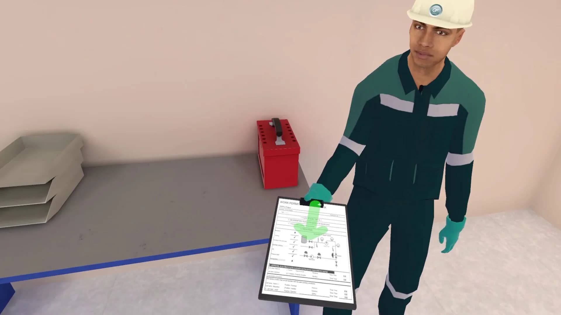 Maintenance Safety (Pipes and Acids) VR Training görsel 3