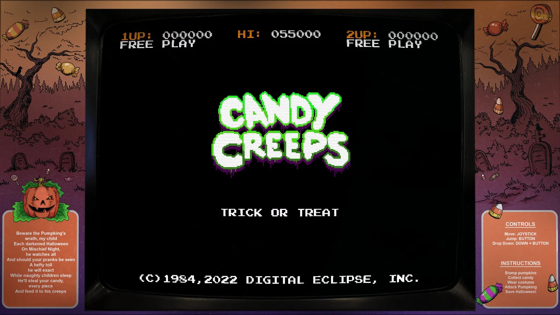 Digital Eclipse Arcade: Candy Creeps görsel 2