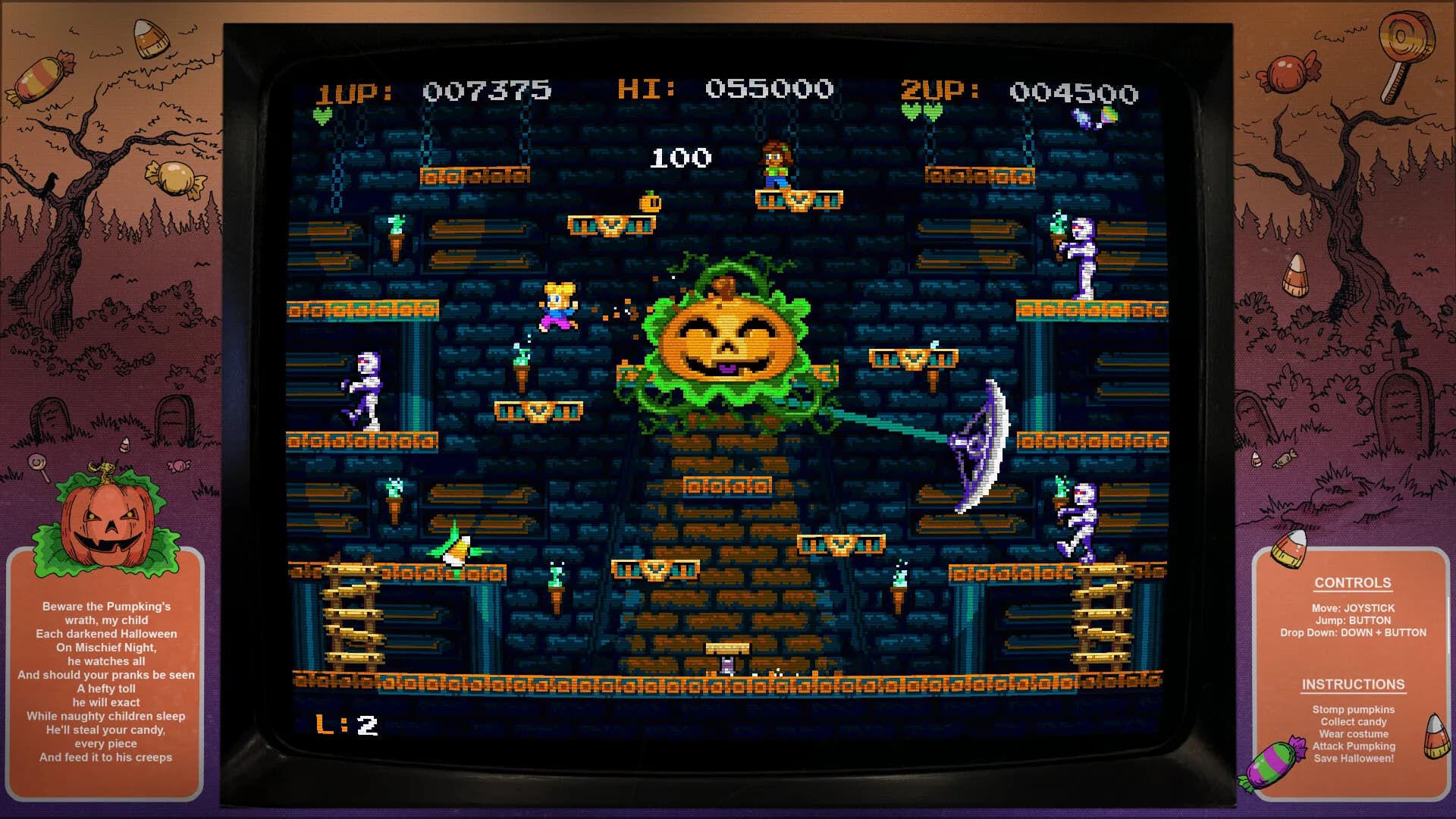 Digital Eclipse Arcade: Candy Creeps görsel 5