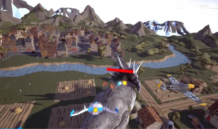 VR Dinosaur Invasion görsel 2