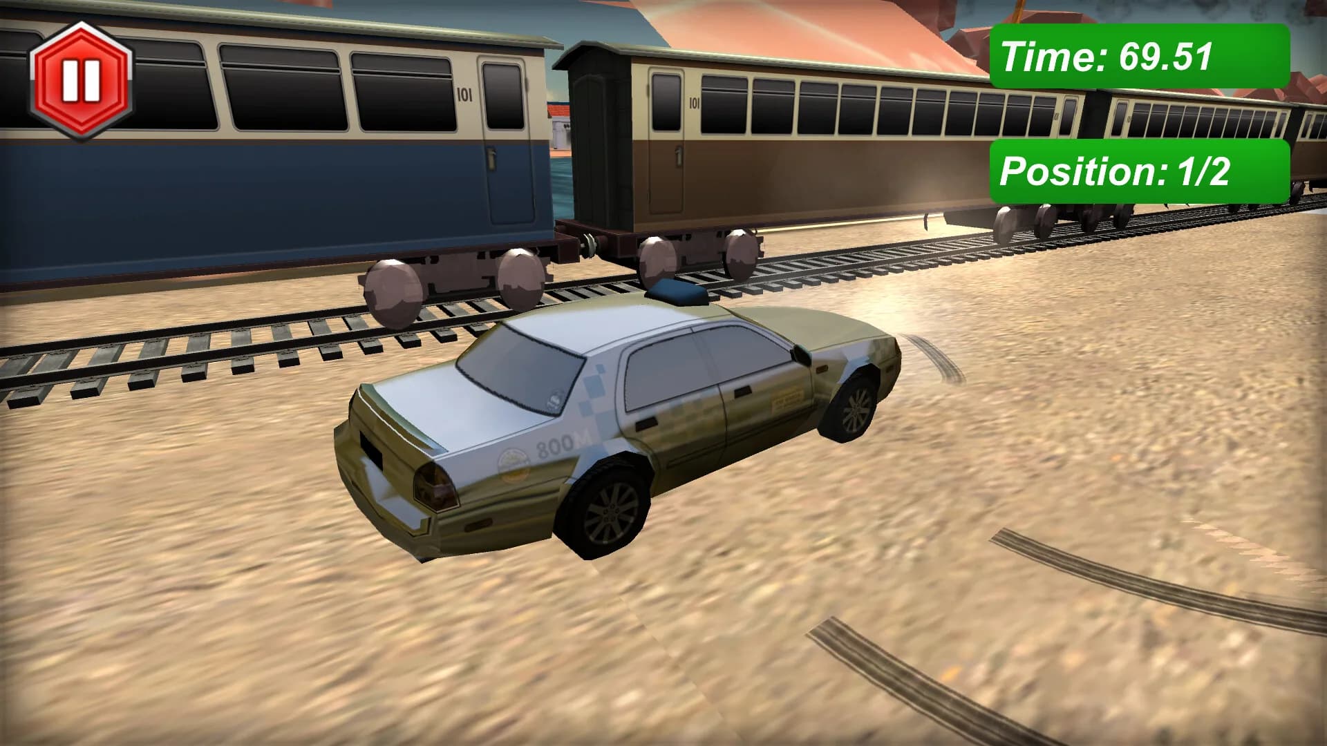 Cars vs Train görsel 3