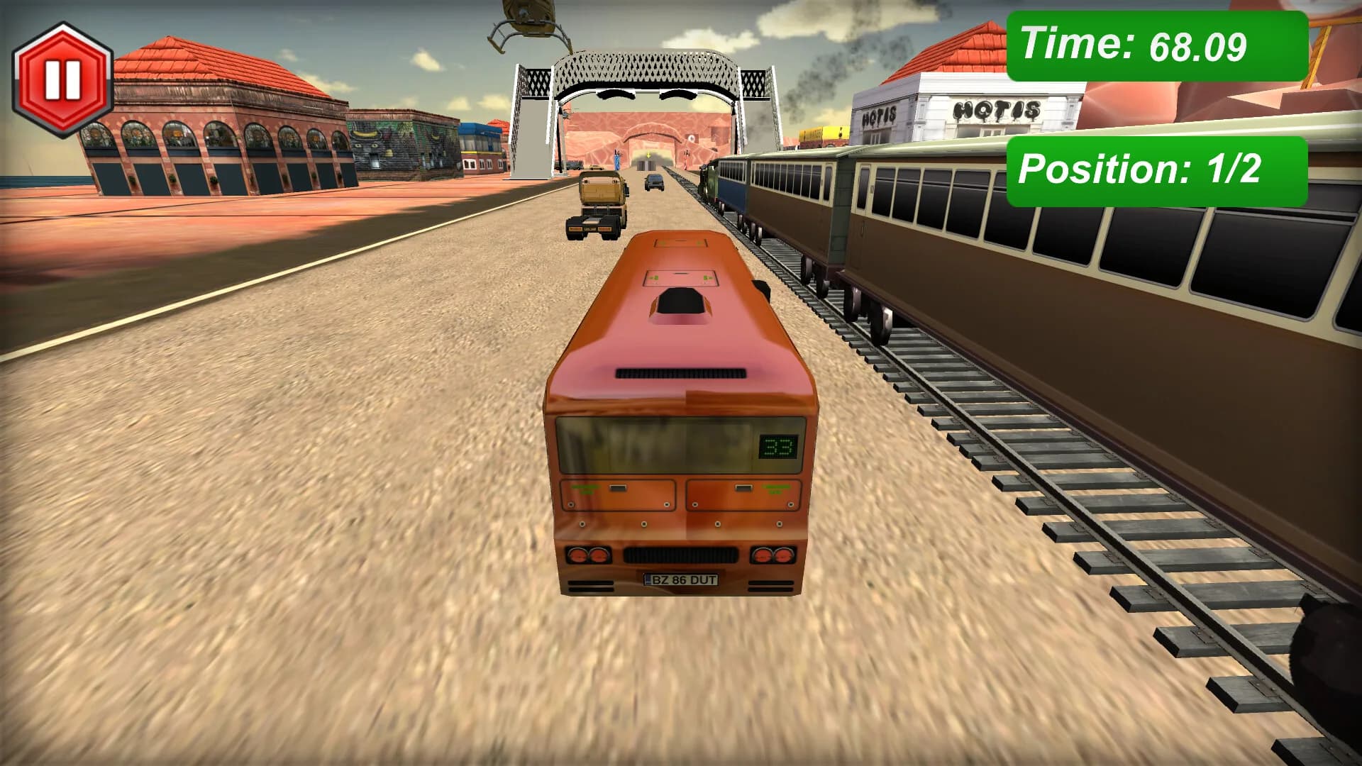 Cars vs Train görsel 4