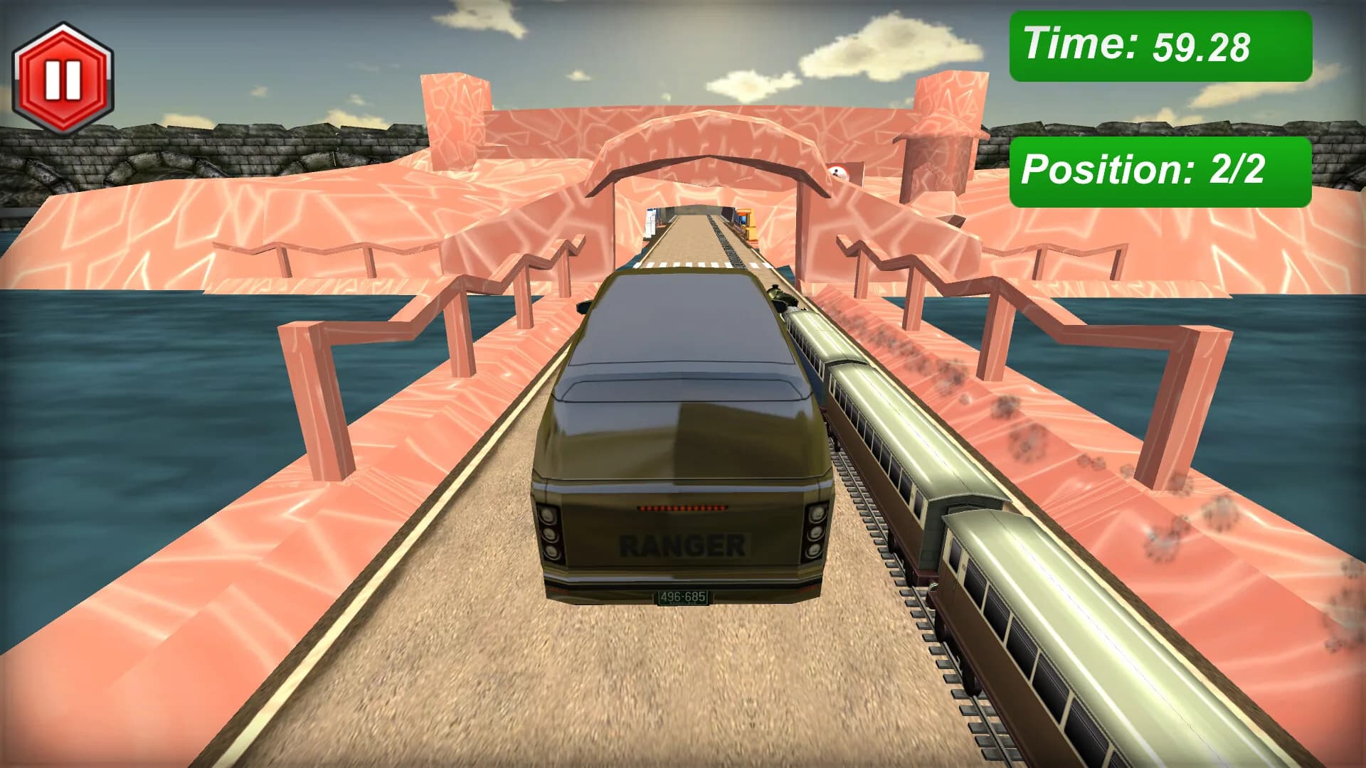 Cars vs Train görsel 8