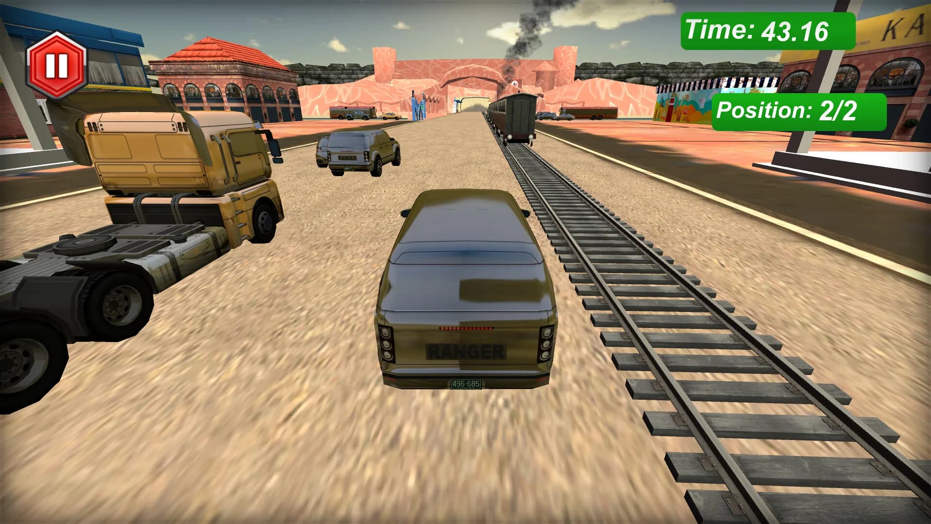Cars vs Train görsel 9