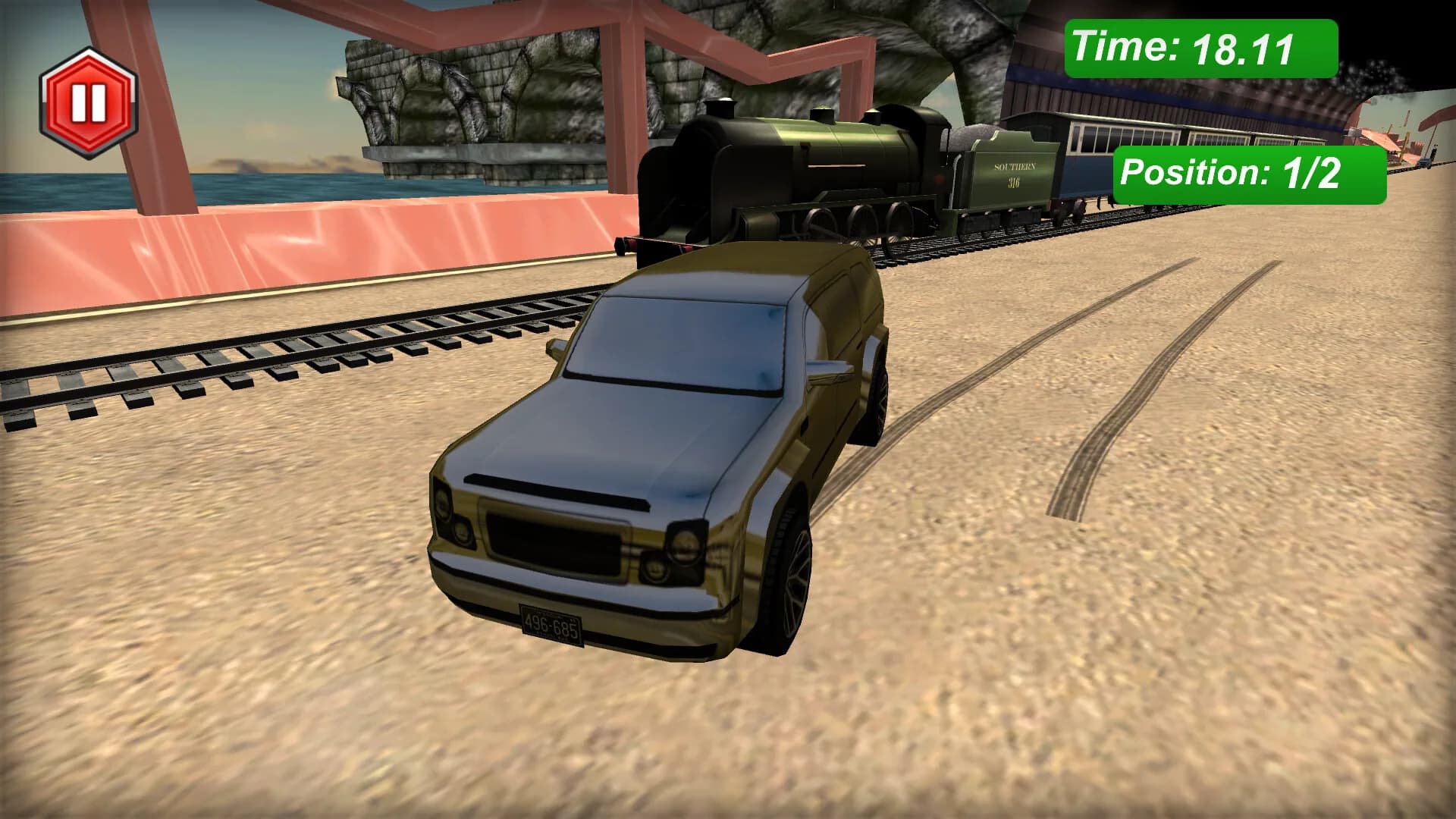 Cars vs Train görsel 10