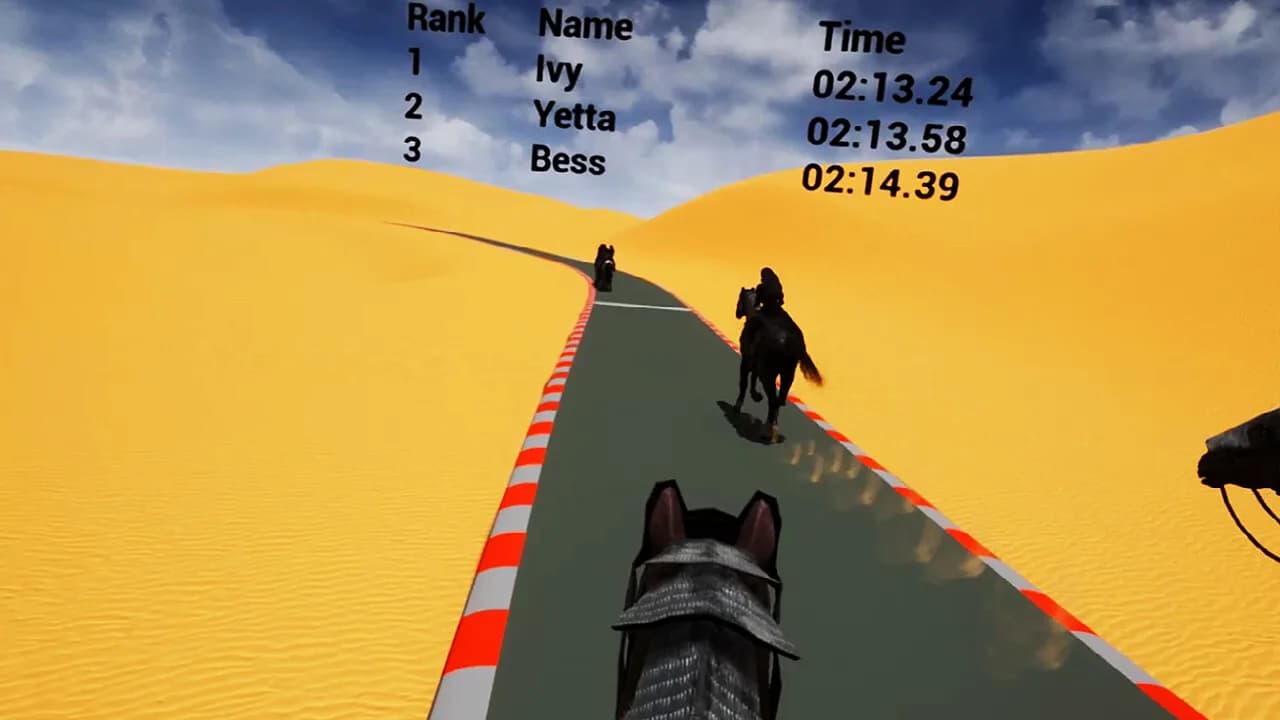 VR Hourse Racing Sweetie görsel 3