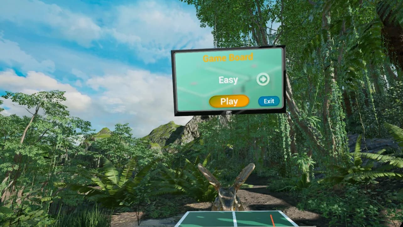 VR Dinosaur Pingpong görsel 4