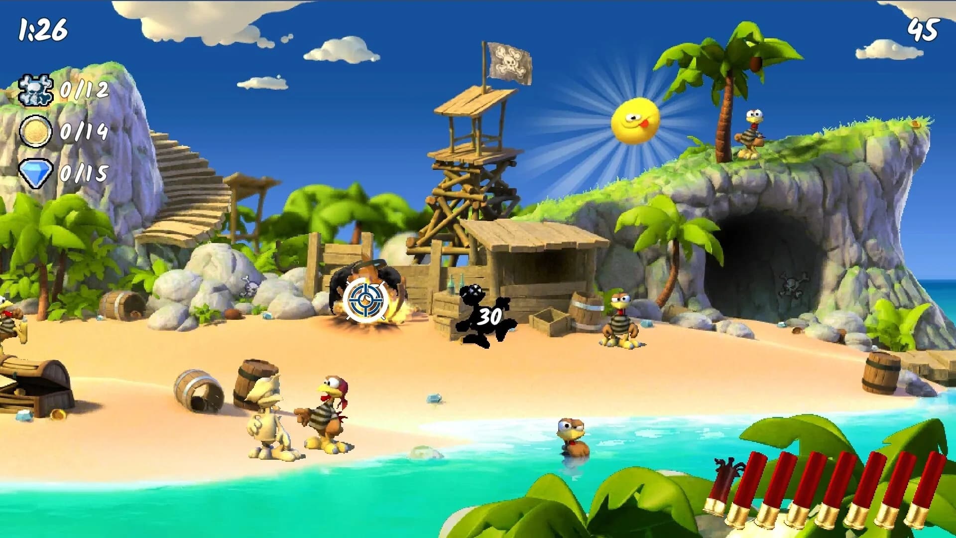 Moorhuhn Piraten - Crazy Chicken Pirates görsel 5