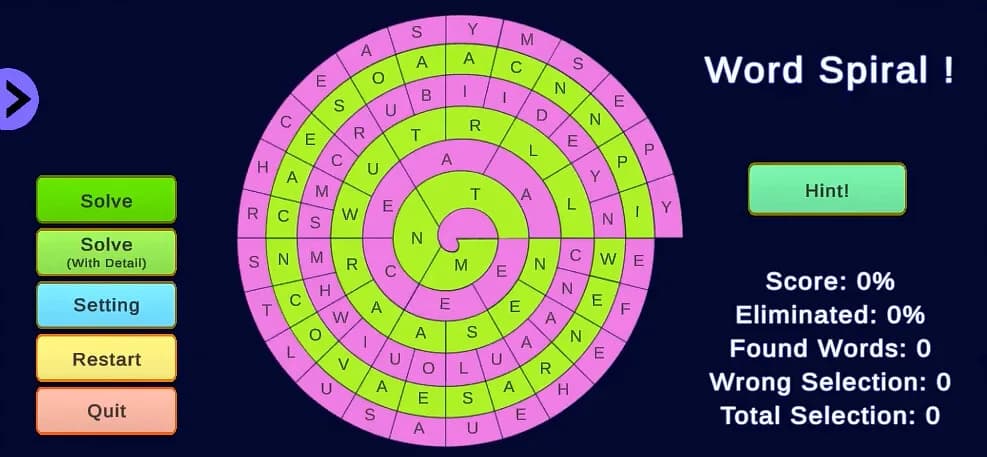 WordSpiral görsel 2