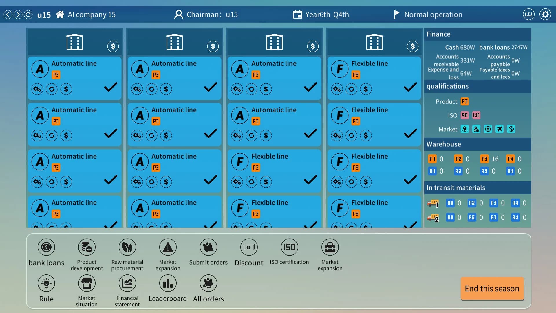 İş Savaşı: ERP Sandbox Simülasyon görsel 2