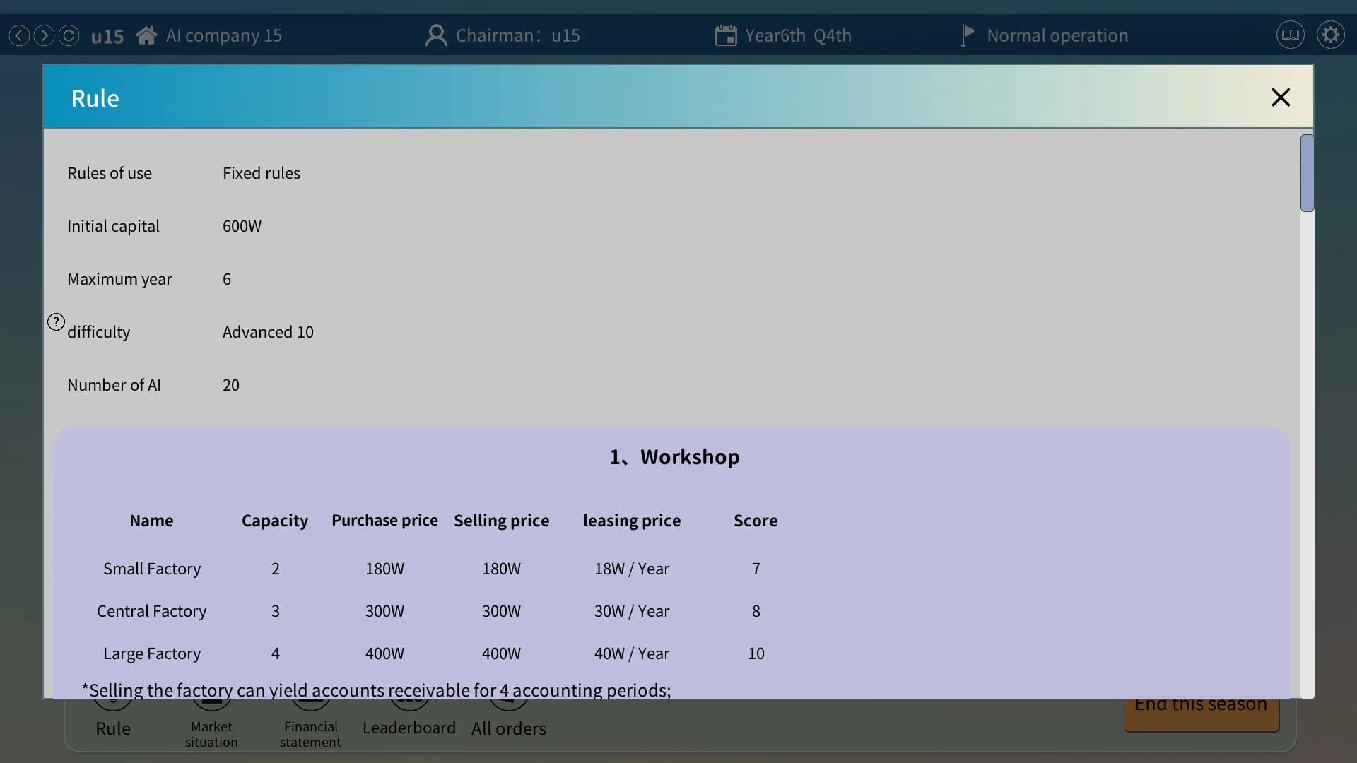 İş Savaşı: ERP Sandbox Simülasyon görsel 9