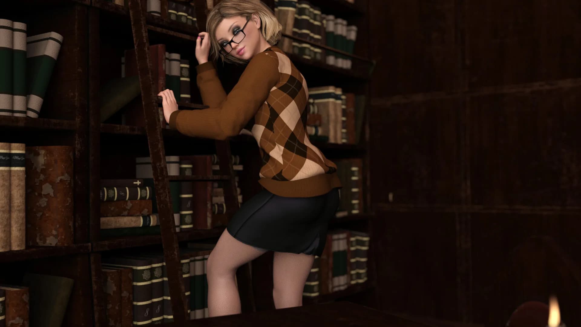 Emma - In the Library görsel 4