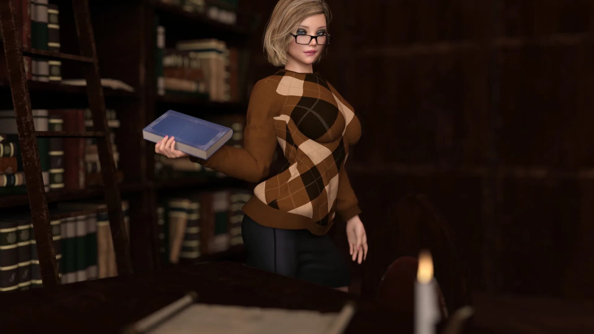Emma - In the Library görsel 5