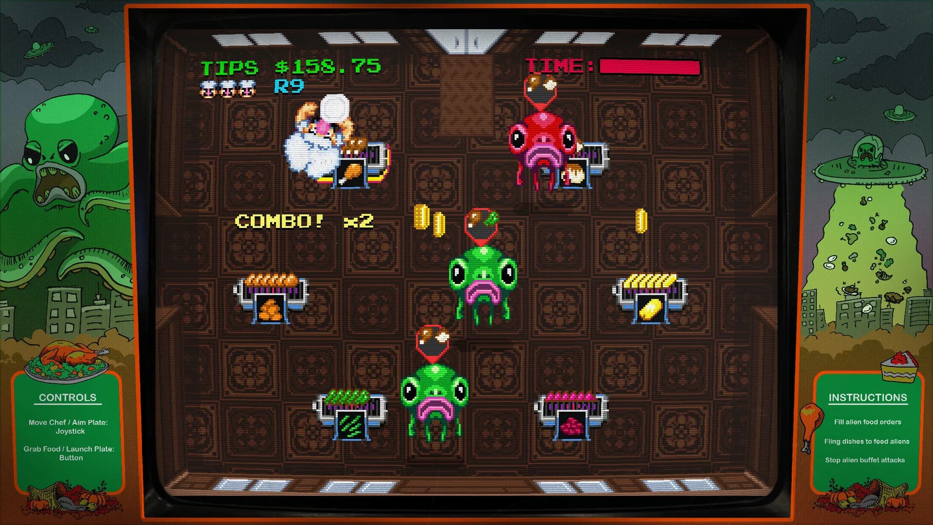 Digital Eclipse Arcade: Invasion of the Buffet Snatchers görsel 4