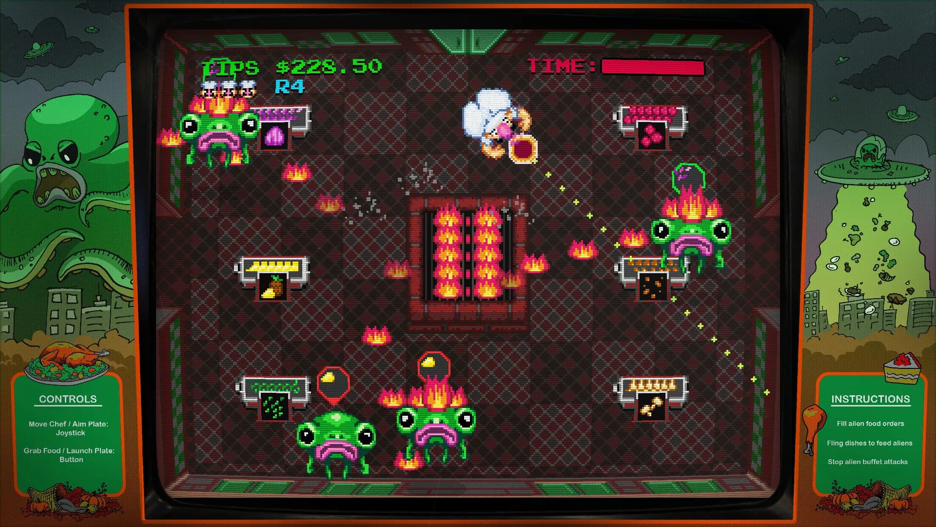 Digital Eclipse Arcade: Invasion of the Buffet Snatchers görsel 5