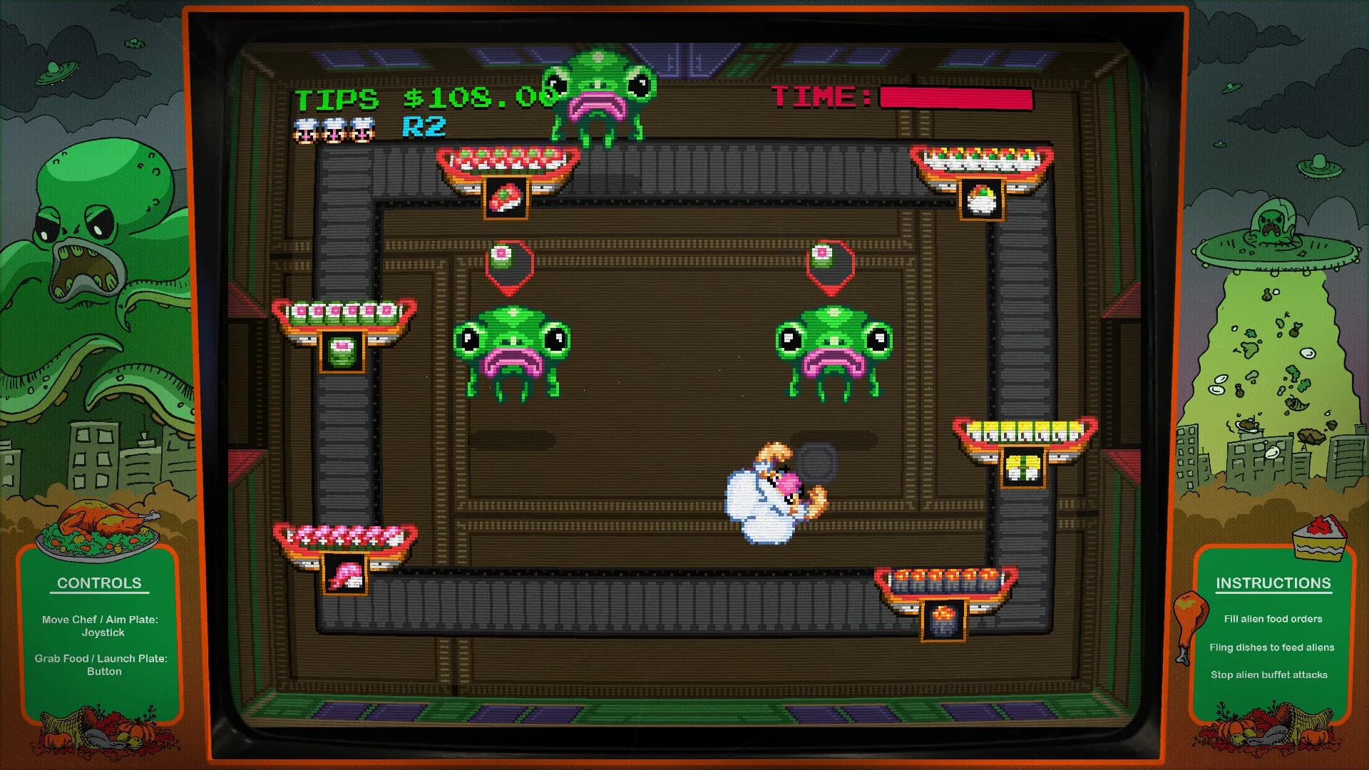 Digital Eclipse Arcade: Invasion of the Buffet Snatchers görsel 6