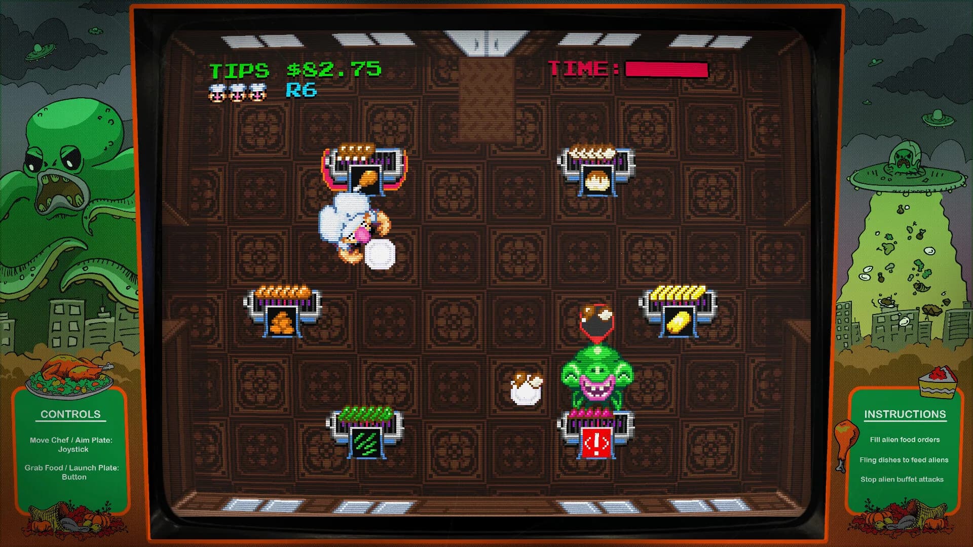 Digital Eclipse Arcade: Invasion of the Buffet Snatchers görsel 7