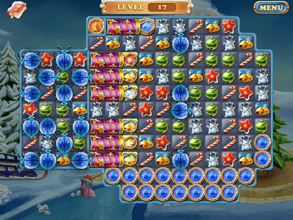 Laruaville 4 Christmas Match 3 Puzzle görsel 2