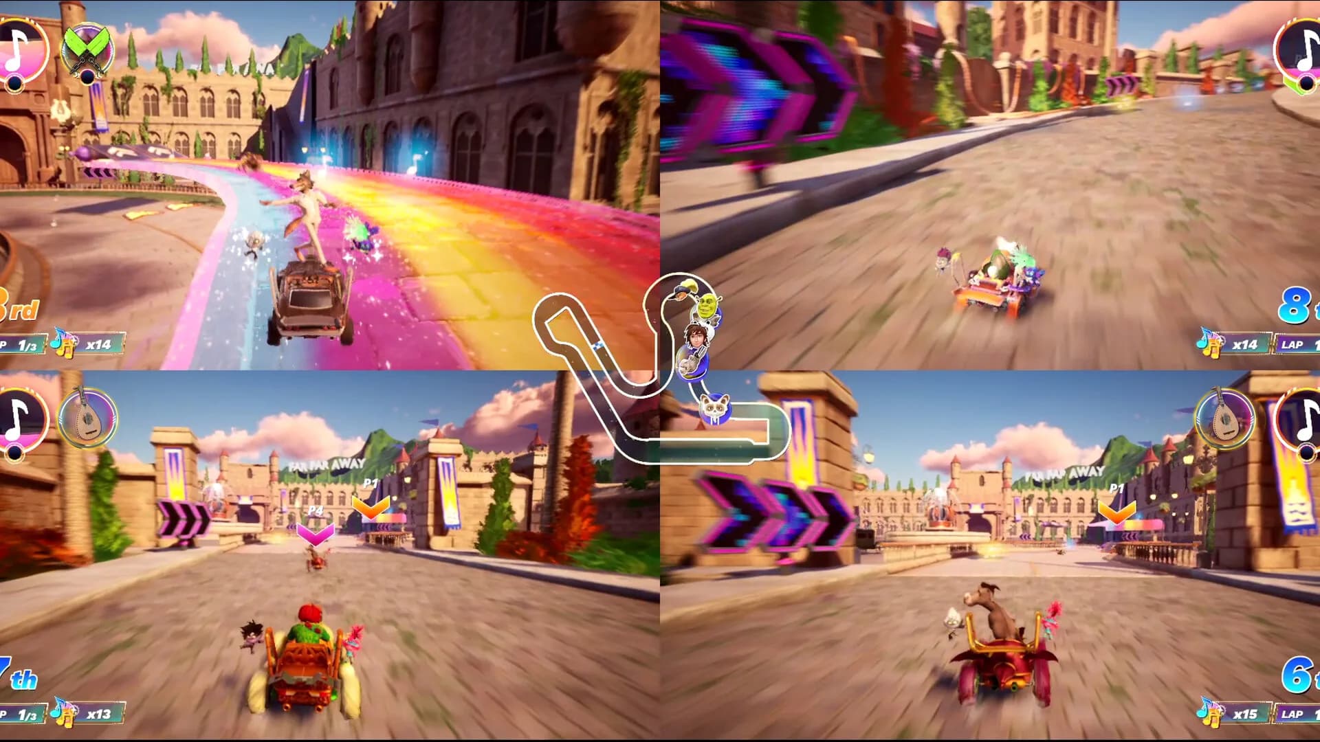 DreamWorks All-Star Kart Racing görsel 3