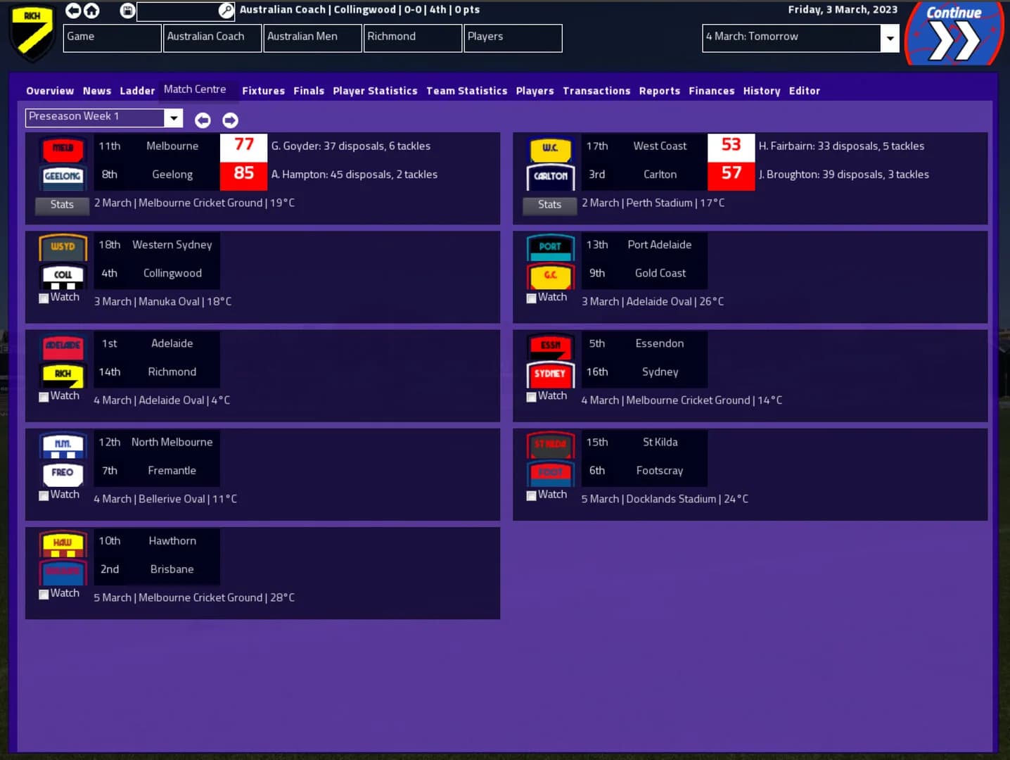 Australian Football Coach 2023-24 görsel 5