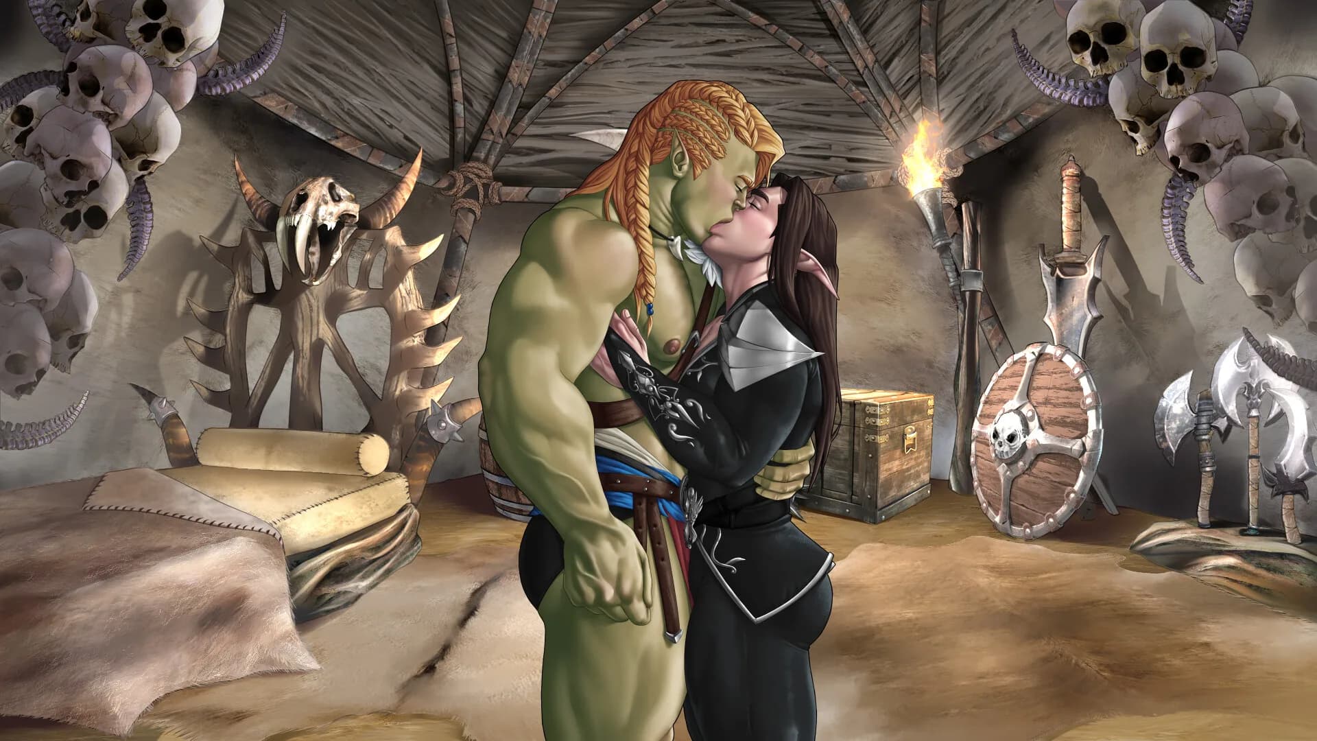 Orc Covenant: Gay Bara Orc Visual Novel görsel 6