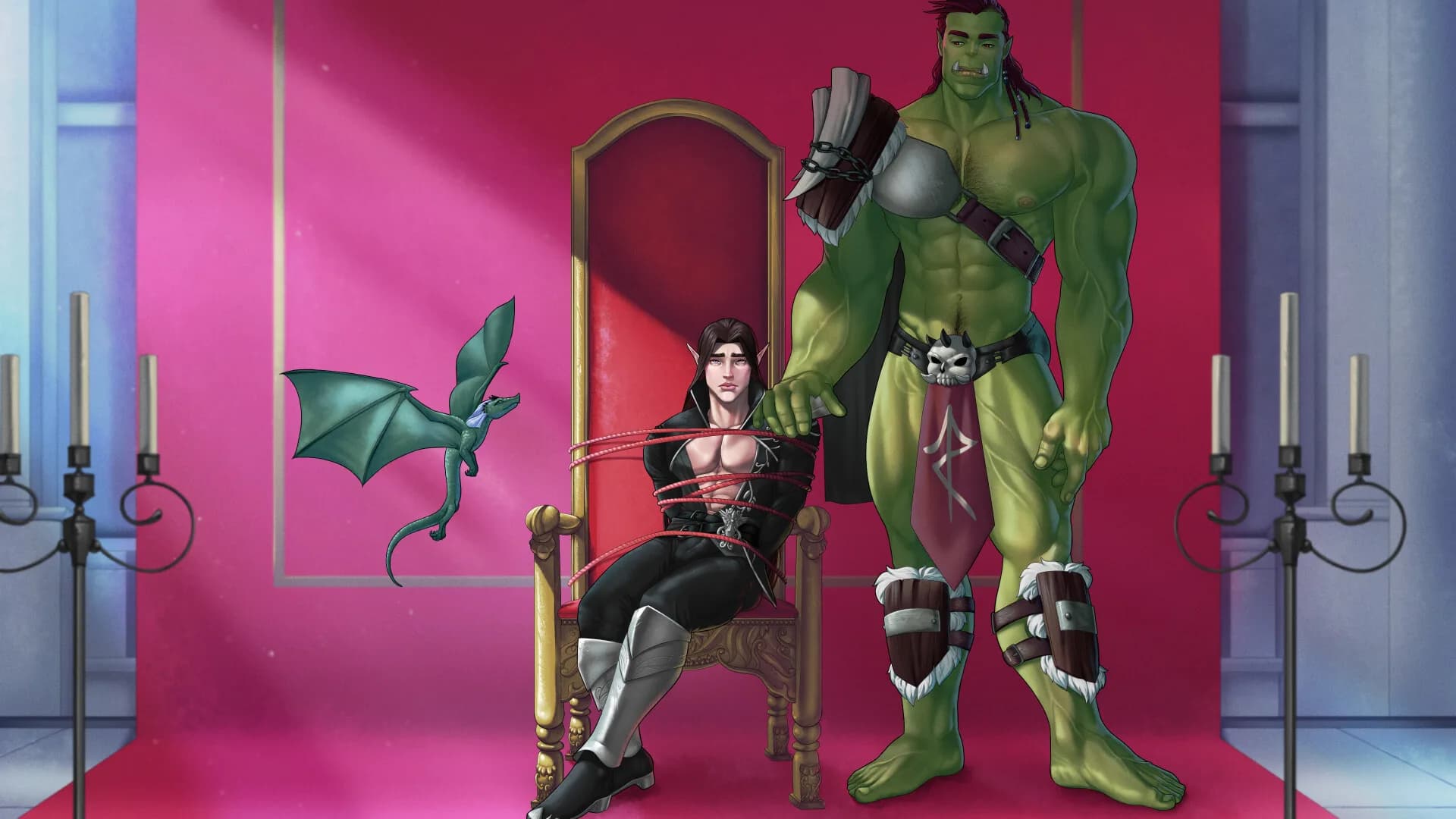 Orc Covenant: Gay Bara Orc Visual Novel görsel 8