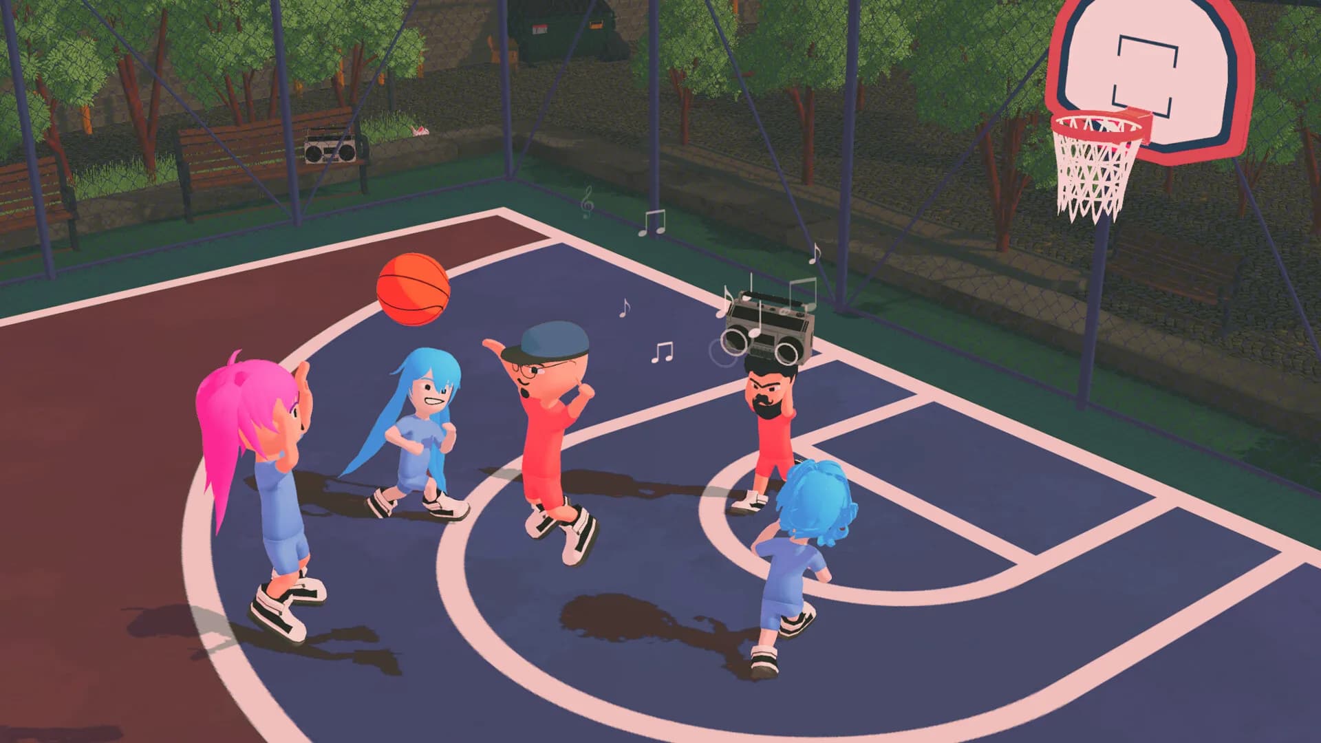 Hoop Fighters: Party Basketball görsel 3