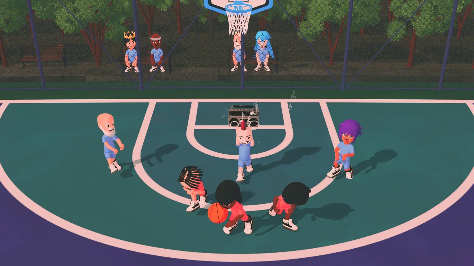 Hoop Fighters: Party Basketball görsel 4