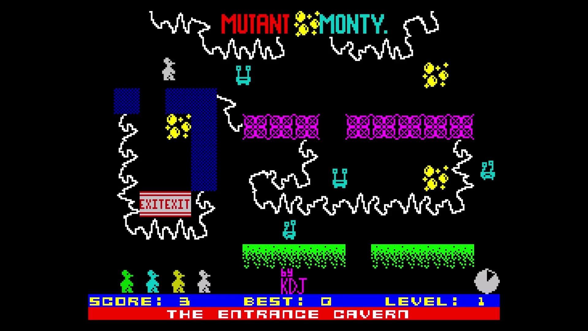 Mutant Monty (C64/CPC/Spectrum) görsel 2
