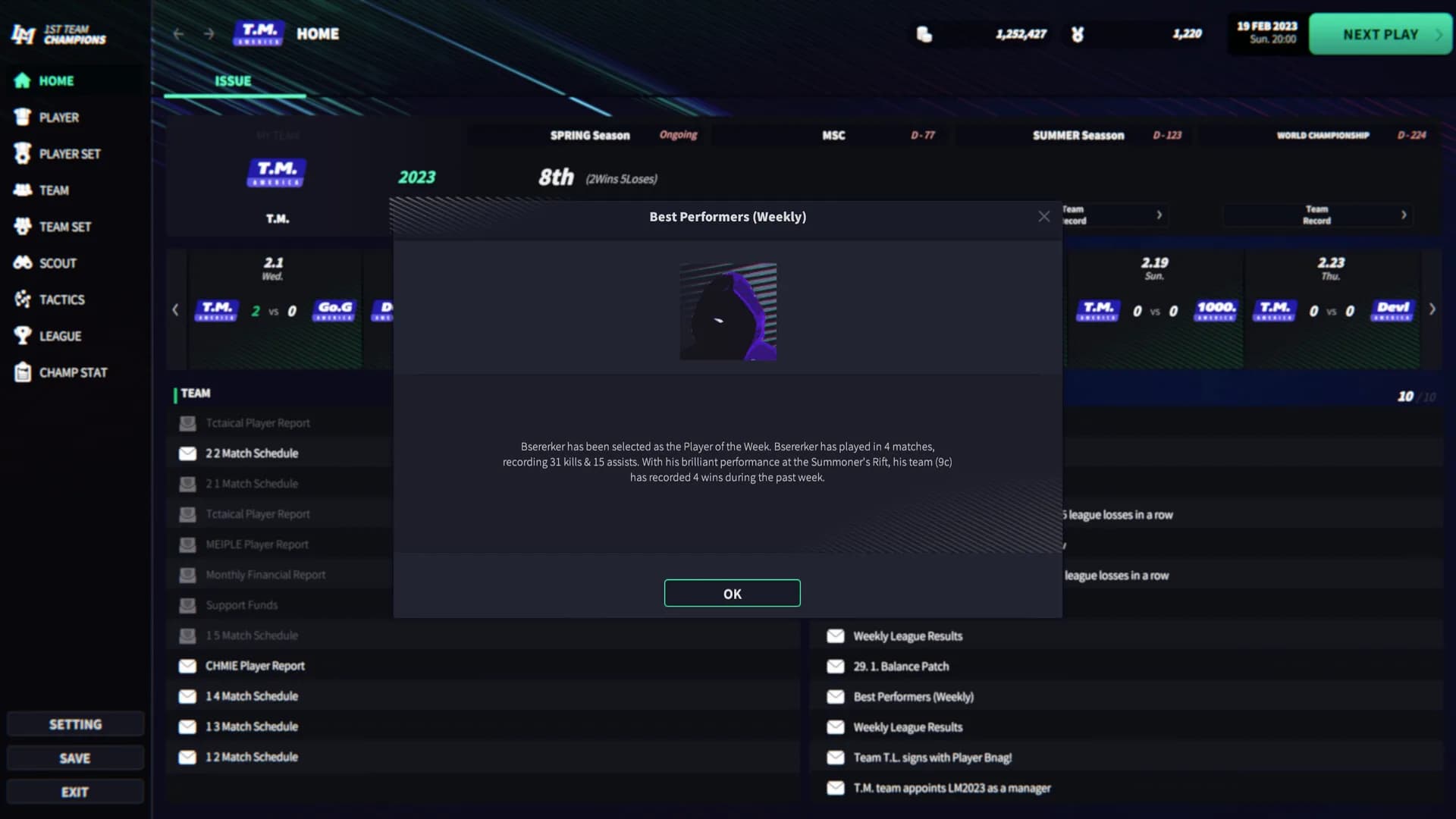 League Manager 2023 görsel 8