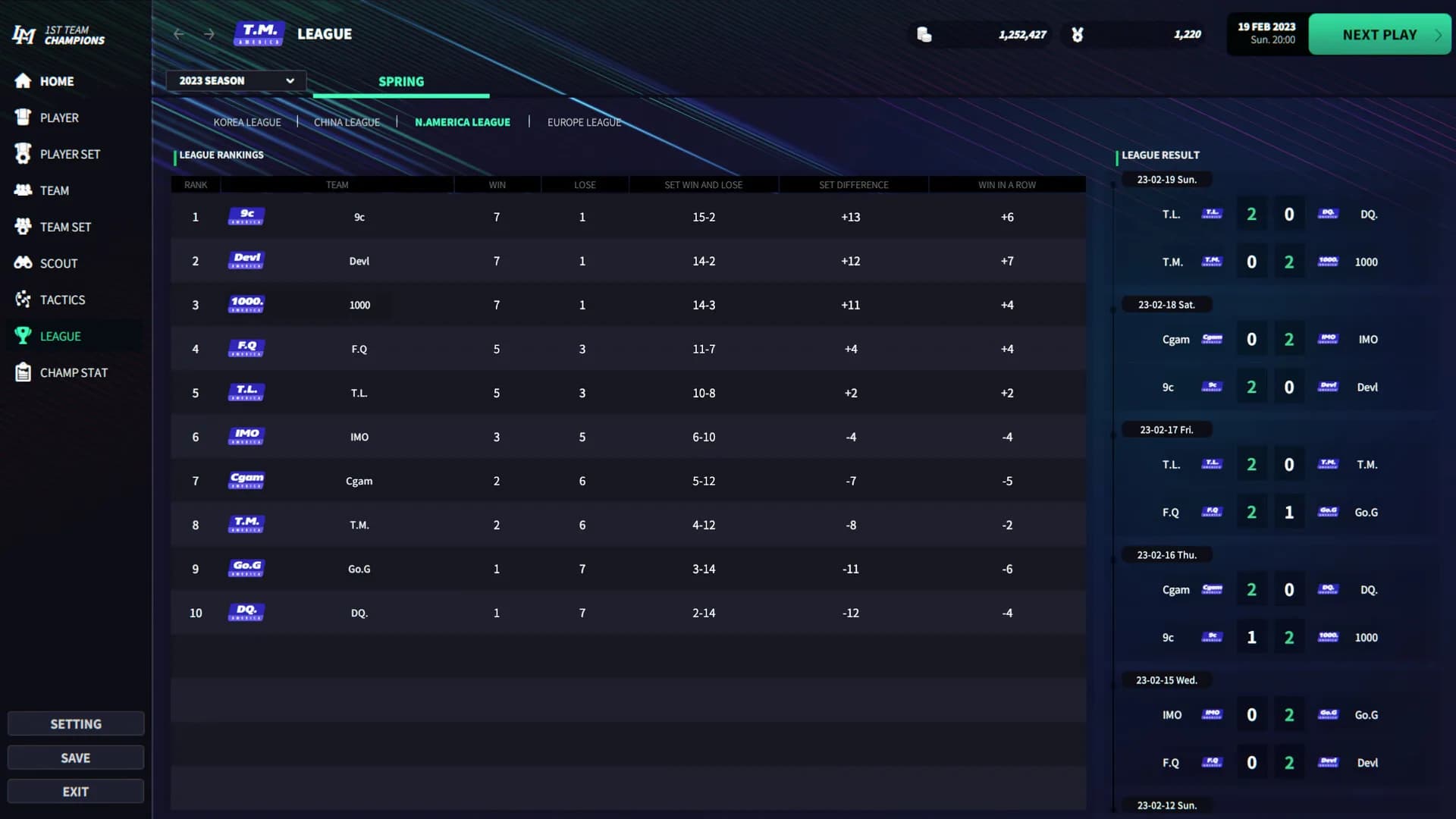 League Manager 2023 görsel 11
