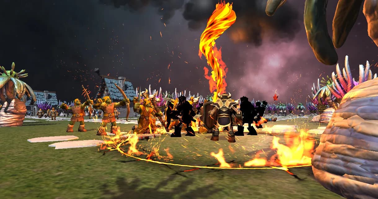 Crowd Medieval City War görsel 2