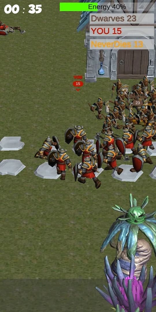 Crowd Medieval City War görsel 7