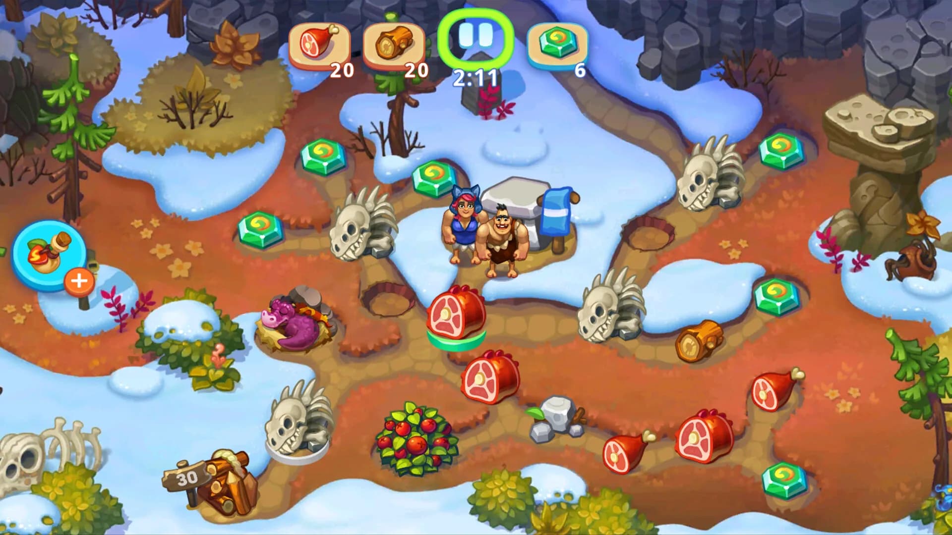Tribe Dash - Stone Age Time Management görsel 5